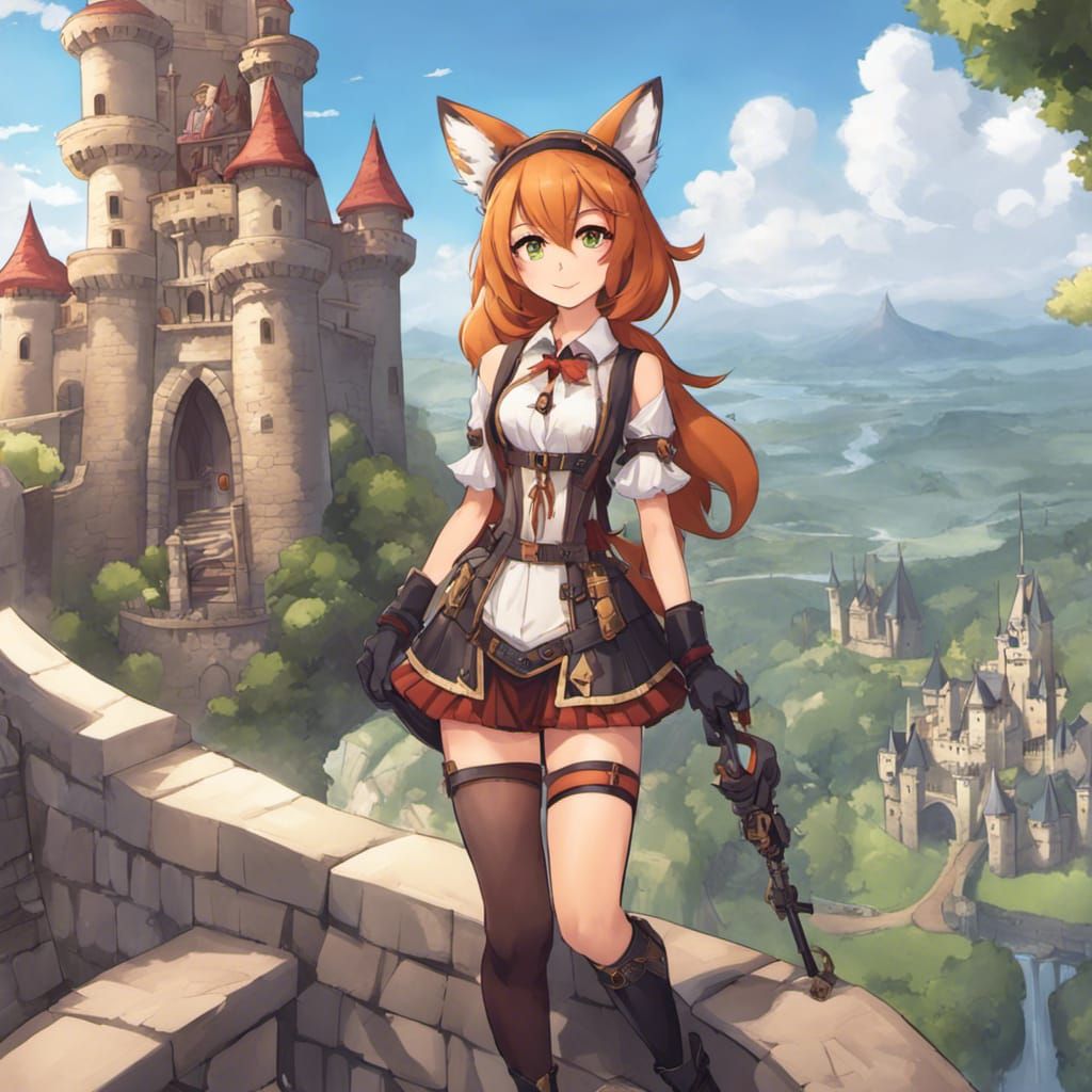 Natural Portrait of cute Foxy