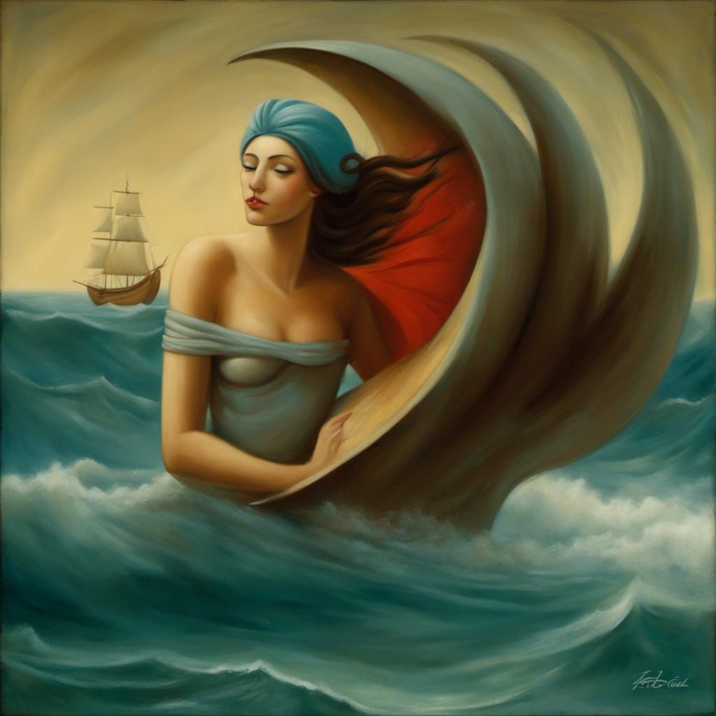 Siren of the Sea: A Romantic Vision