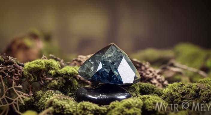 Mystical Crystal Amulet Still Life