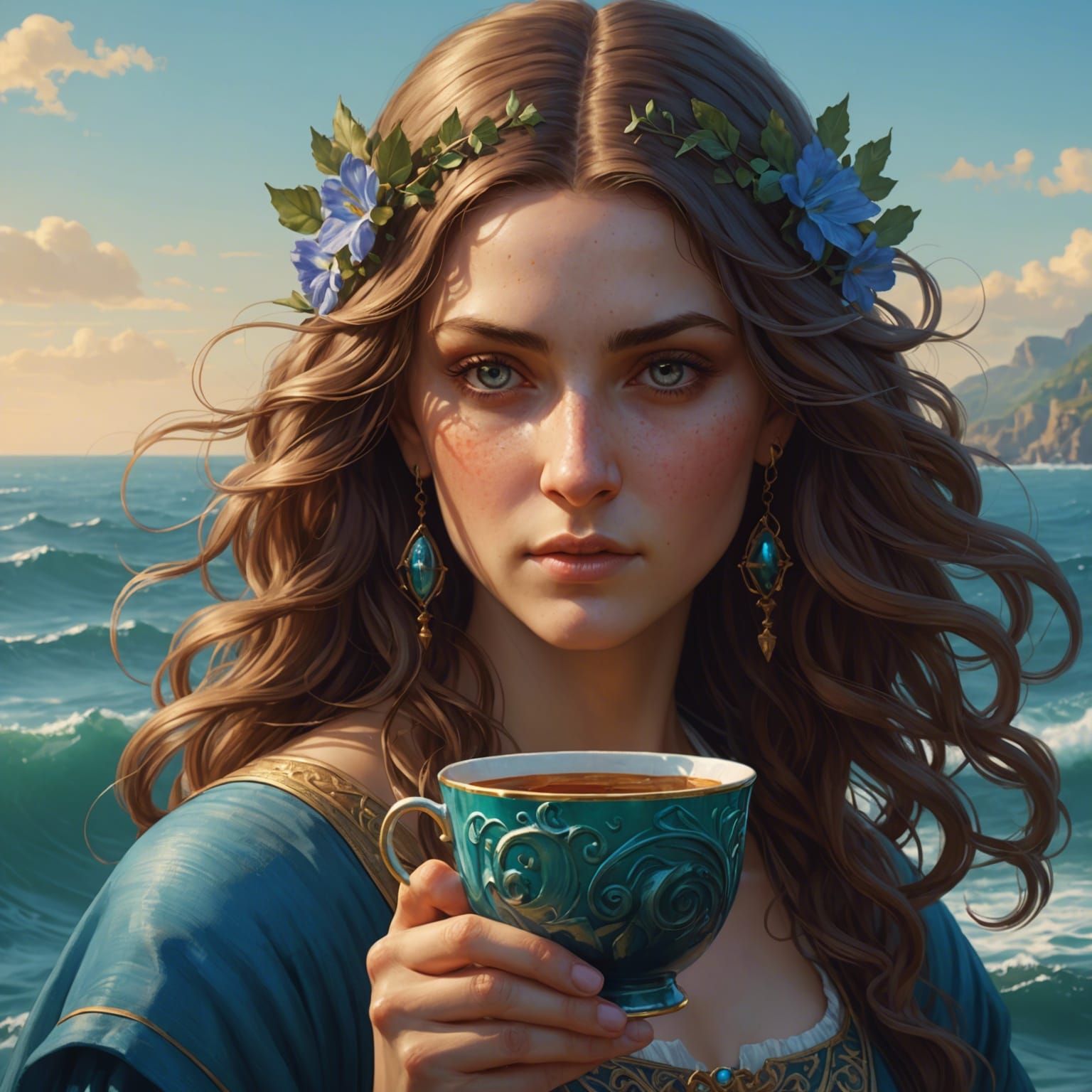 Cup of Sea: Hyperdetailed Portrait in Unreal Engine