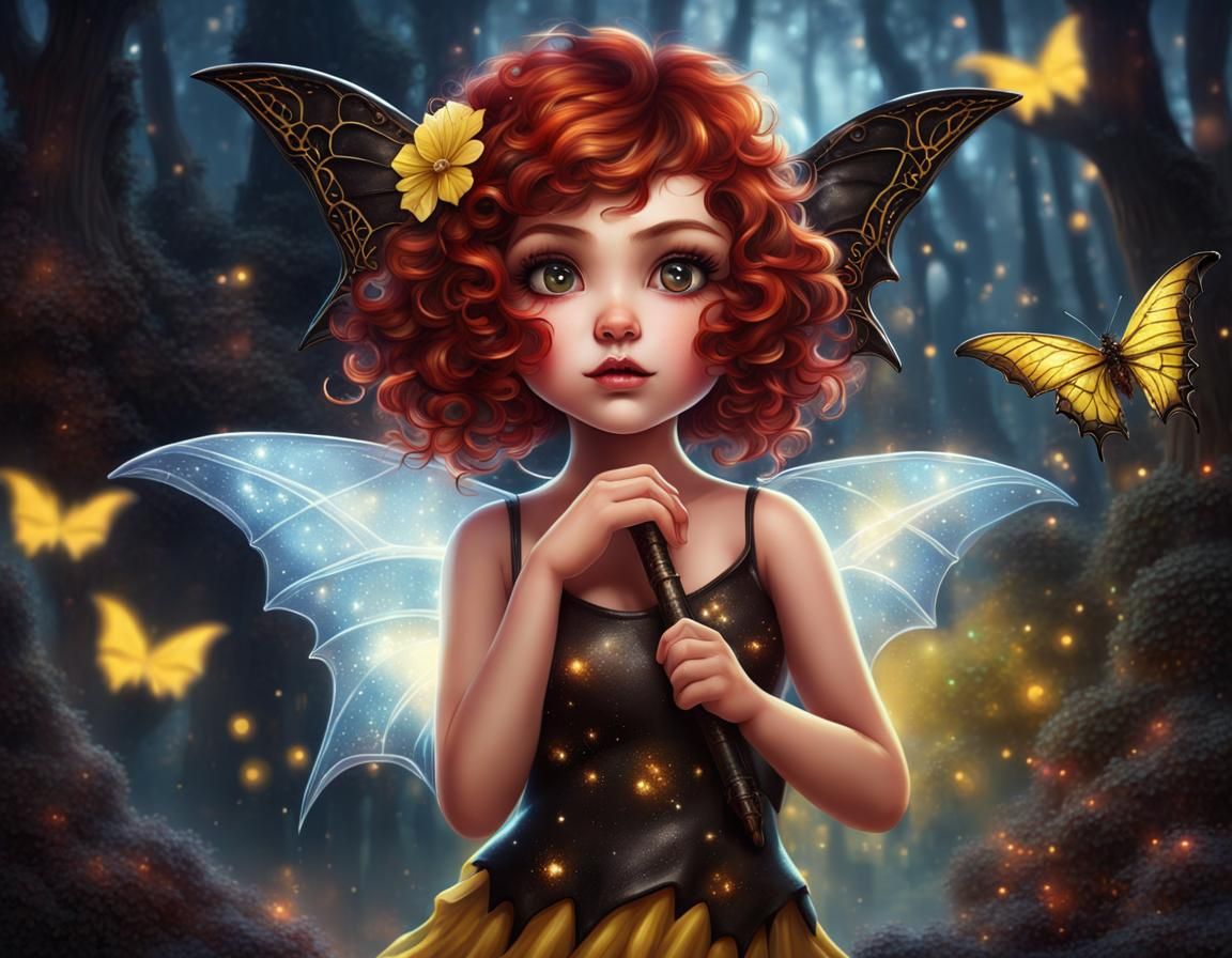 Cute Pixie Bard in Astral Style