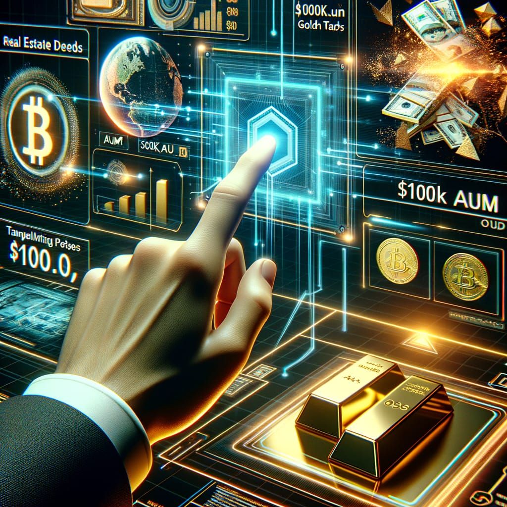 Hand Interacting with Holographic Interface