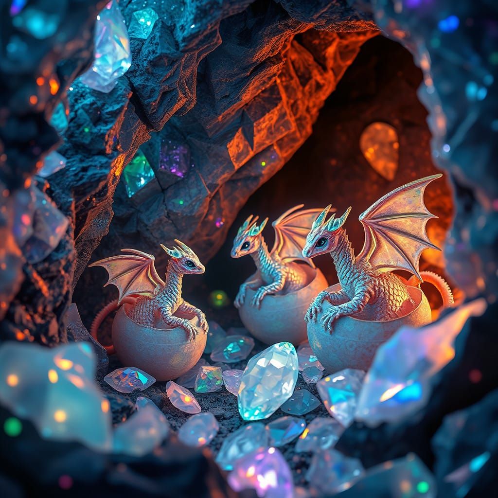 Mystical Cave Unveils Ancient Secrets as Dragon Eggs Crack O...