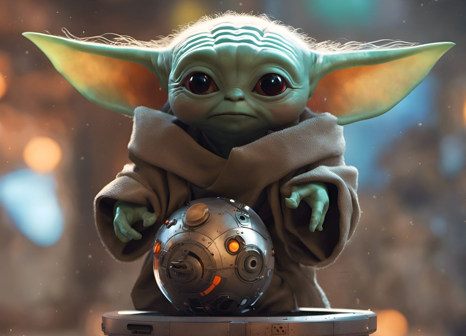 Grogu broke his Training Remote