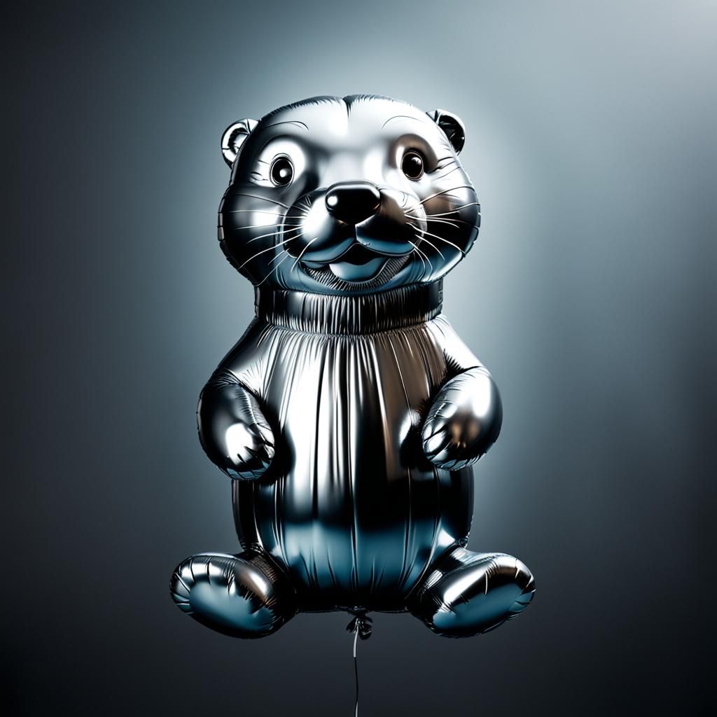 Otter foil balloon