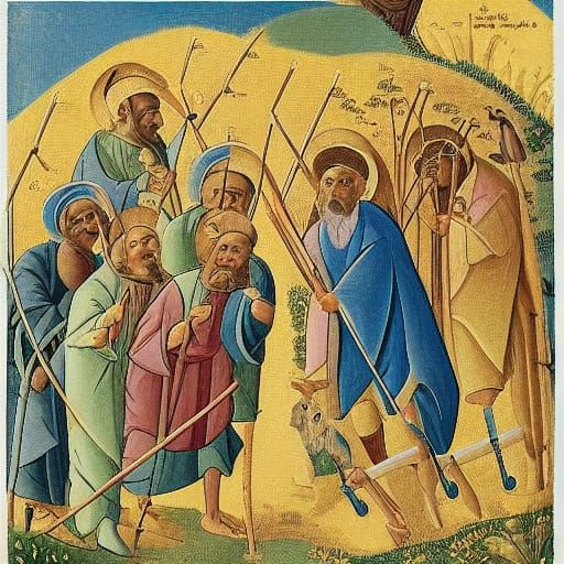 Rabbit Swarmed by Grief Flies, Shepherd's Crutches in Koshir...