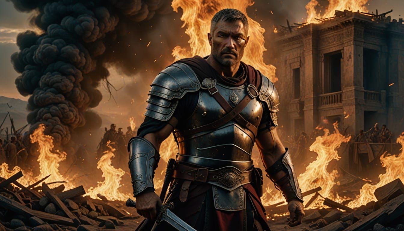 Spartacus Defies the Flames with Dorothy Zbornak
