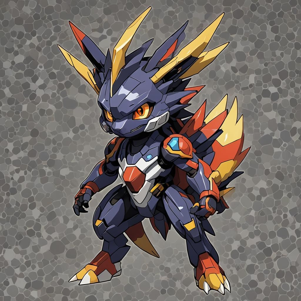 Anime Style Fakemon Character Art