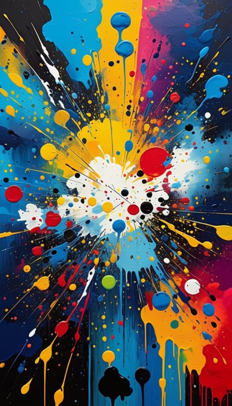 Abstract Expressionism: Harmony in Vibrant Chaos