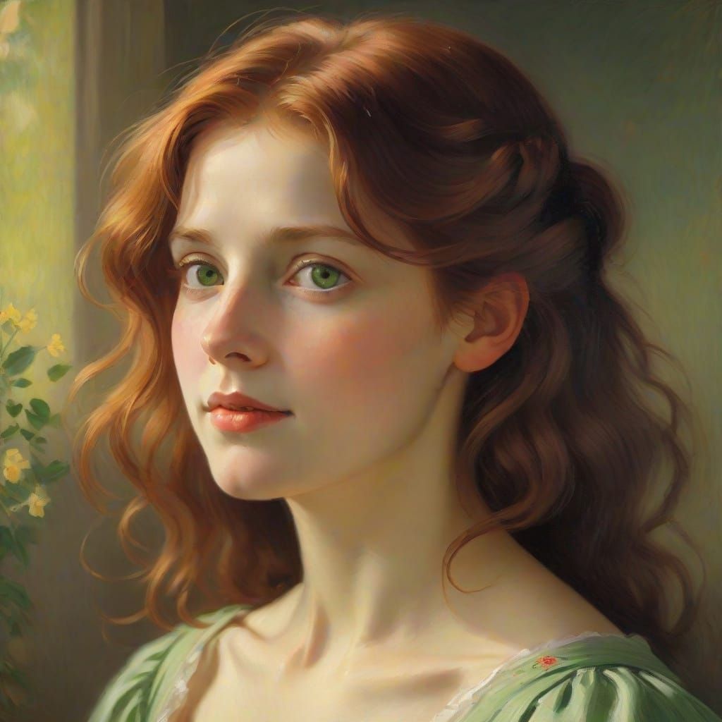 Warm Portrait of a Confident Woman in Soft Light