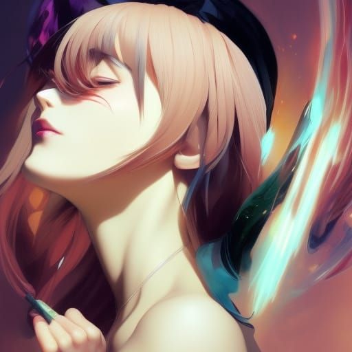 Anime Portrait in Hyperdetailed Art Style