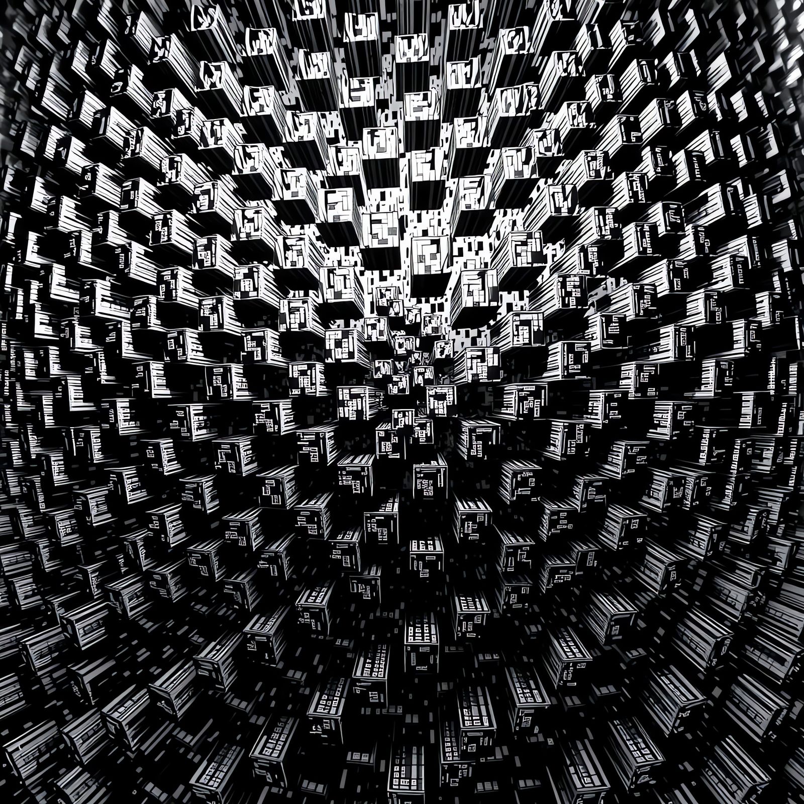 Textured 3D Autostereogram with Corruption Effects