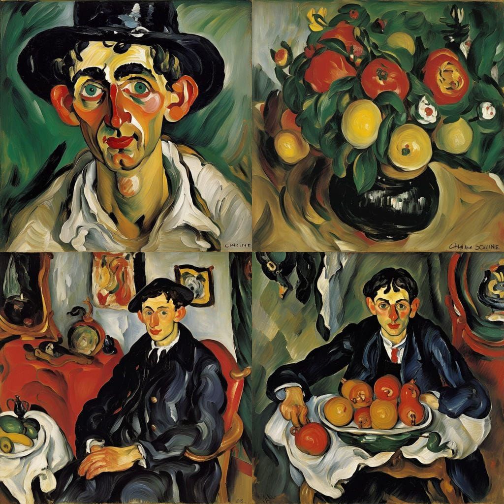 French Fauvist Portrait in Bold Brushstrokes