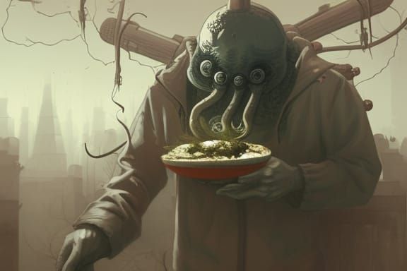 Cthulhu Eats Curry: A Sovietpunk Manga Portrait
