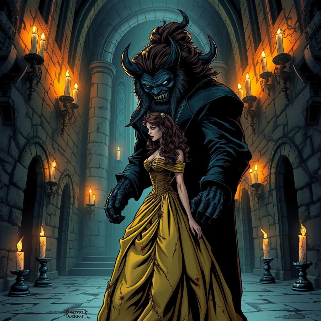 Gothic Horror: Belle and Grotesque Beast