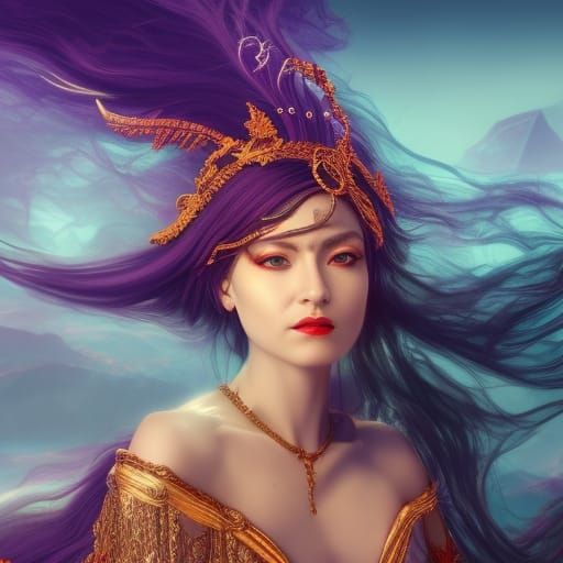 Goddess of Music: Fantasy Concept Art