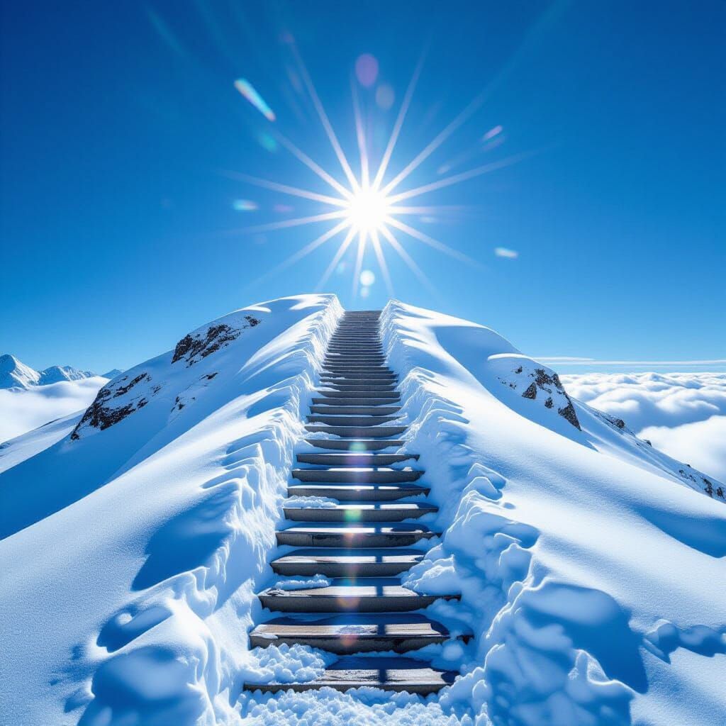 Stairs to Heaven AI Art