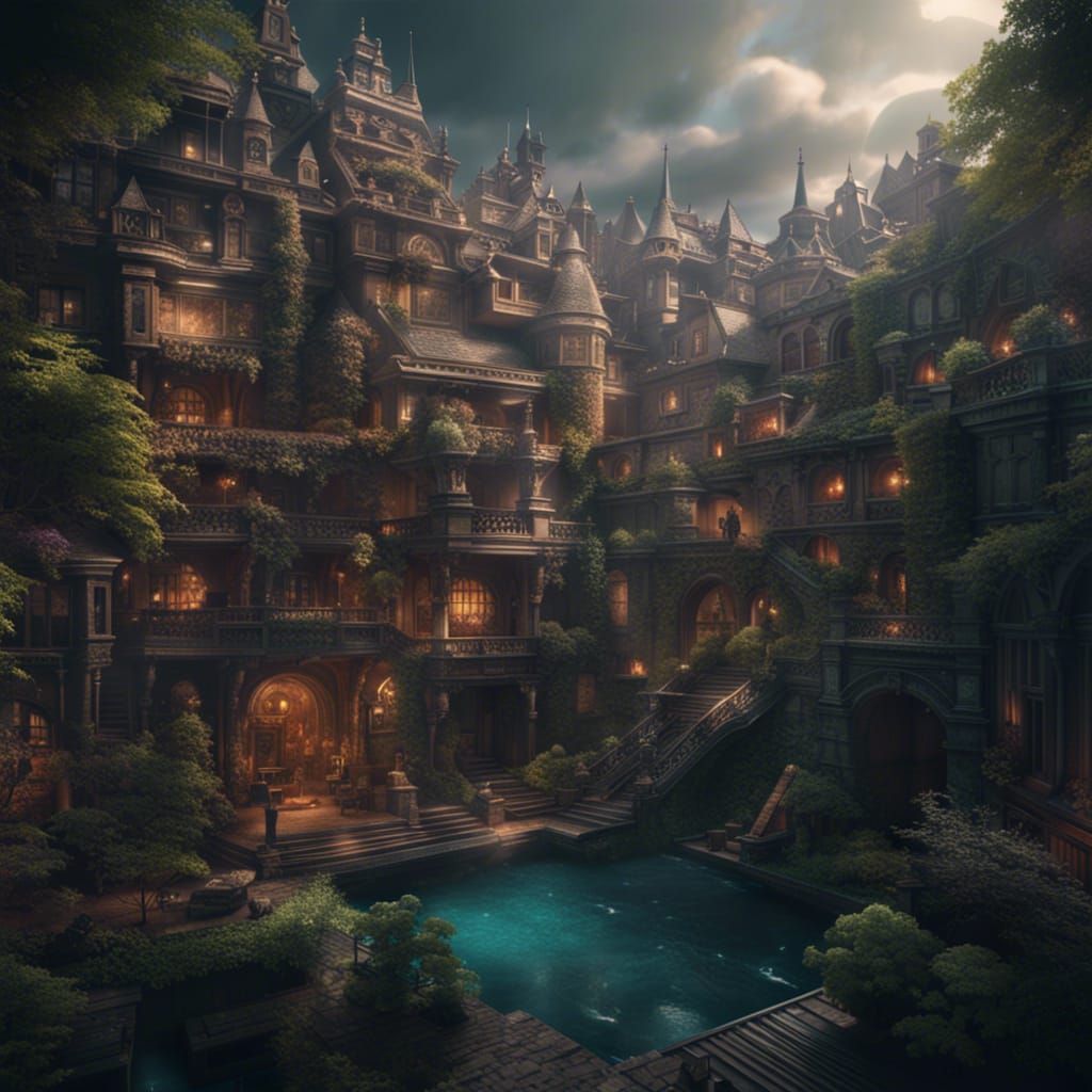 Epic 3D Digital Matte Painting in 8k