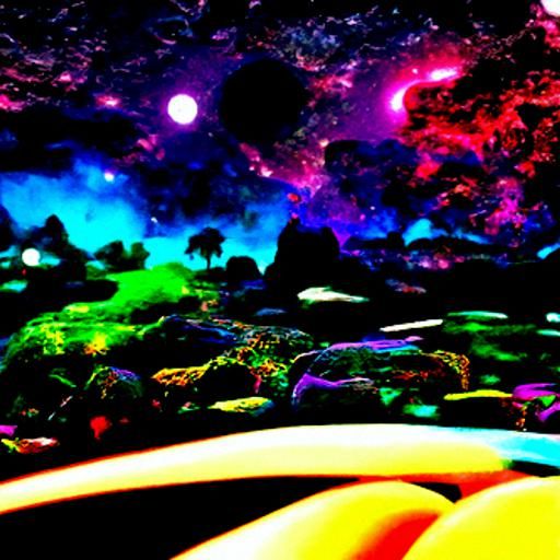 Futuristic African Village at Universe Edge