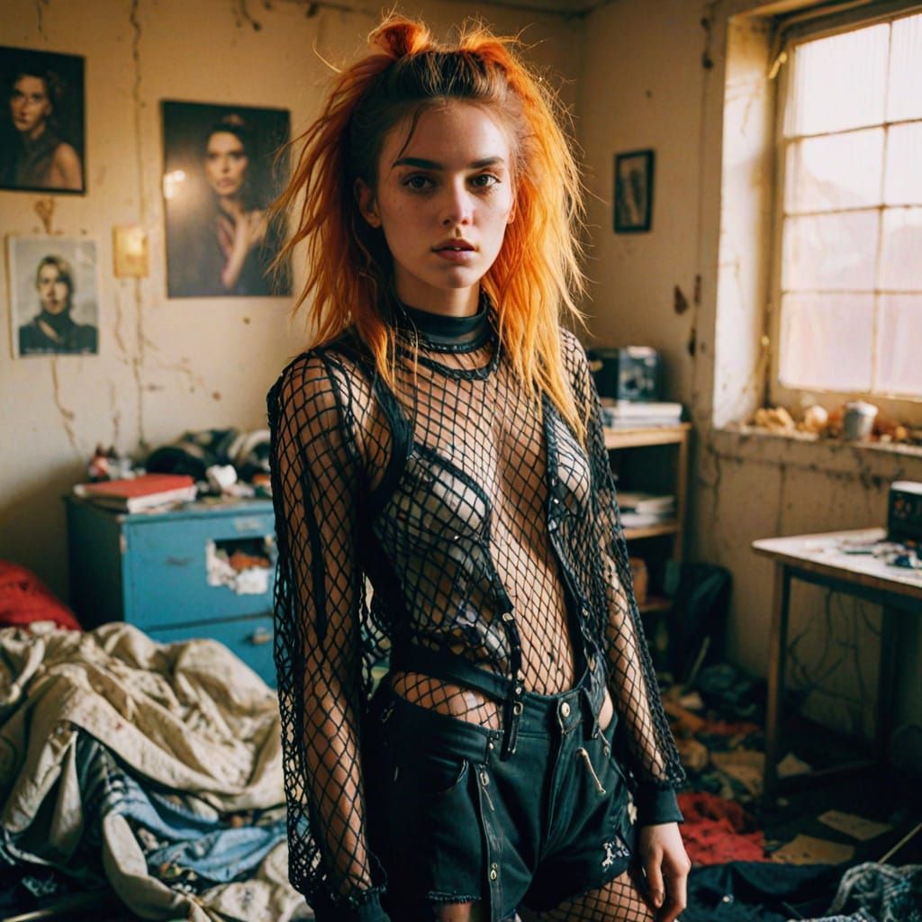 Edgy Fashion Photography in Grunge Style