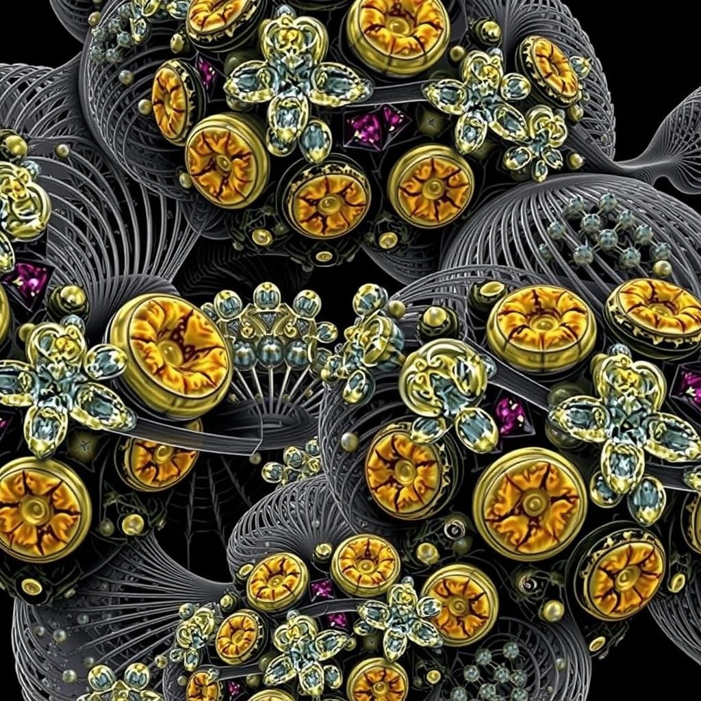 Fractal Pollen-Grains in 3D Magnification