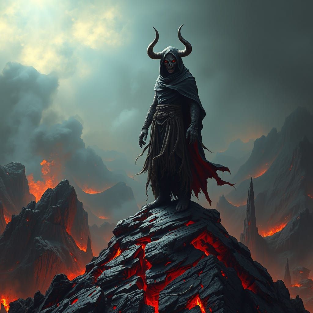 Surreal Hellscapes Regent in Smoldering Ruin