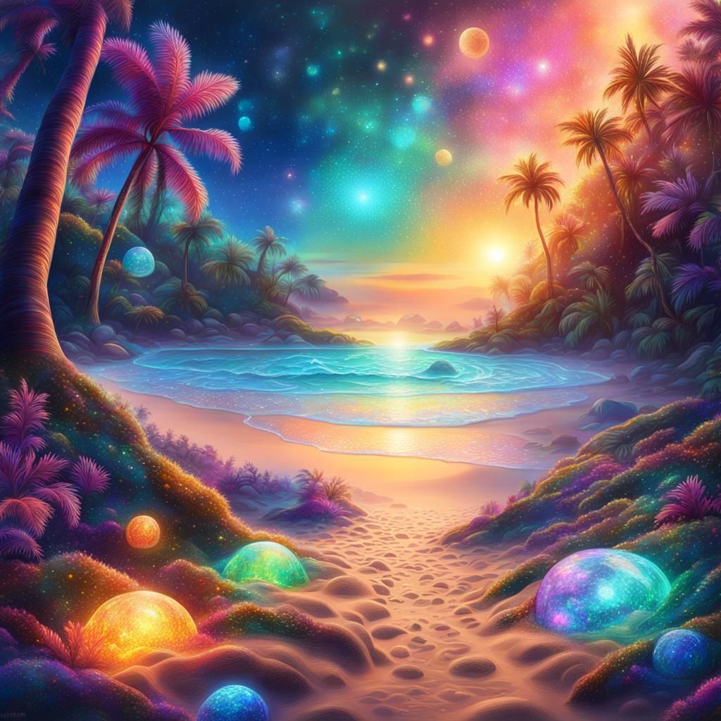 Cosmic Shoreline and Magical Forest