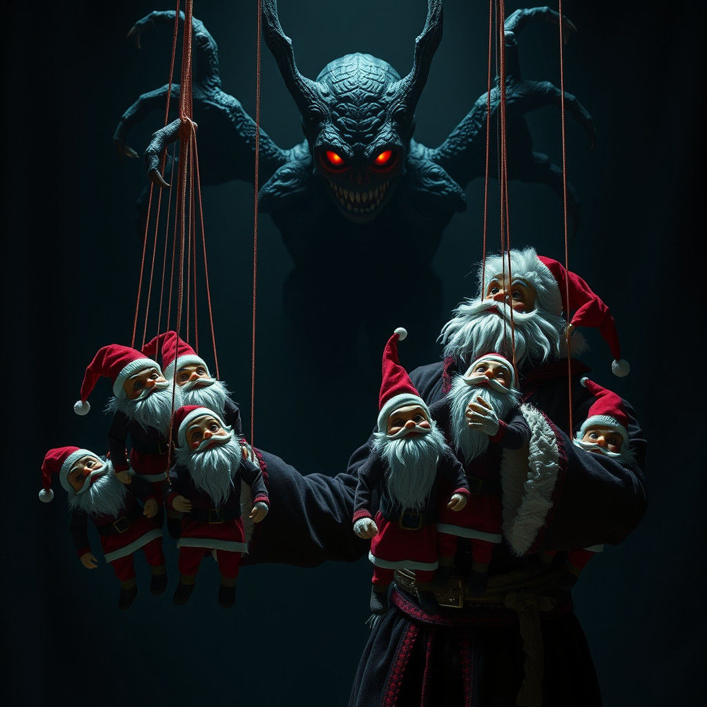 Dark Puppeteer's Evil Santa Claus Marionette Show