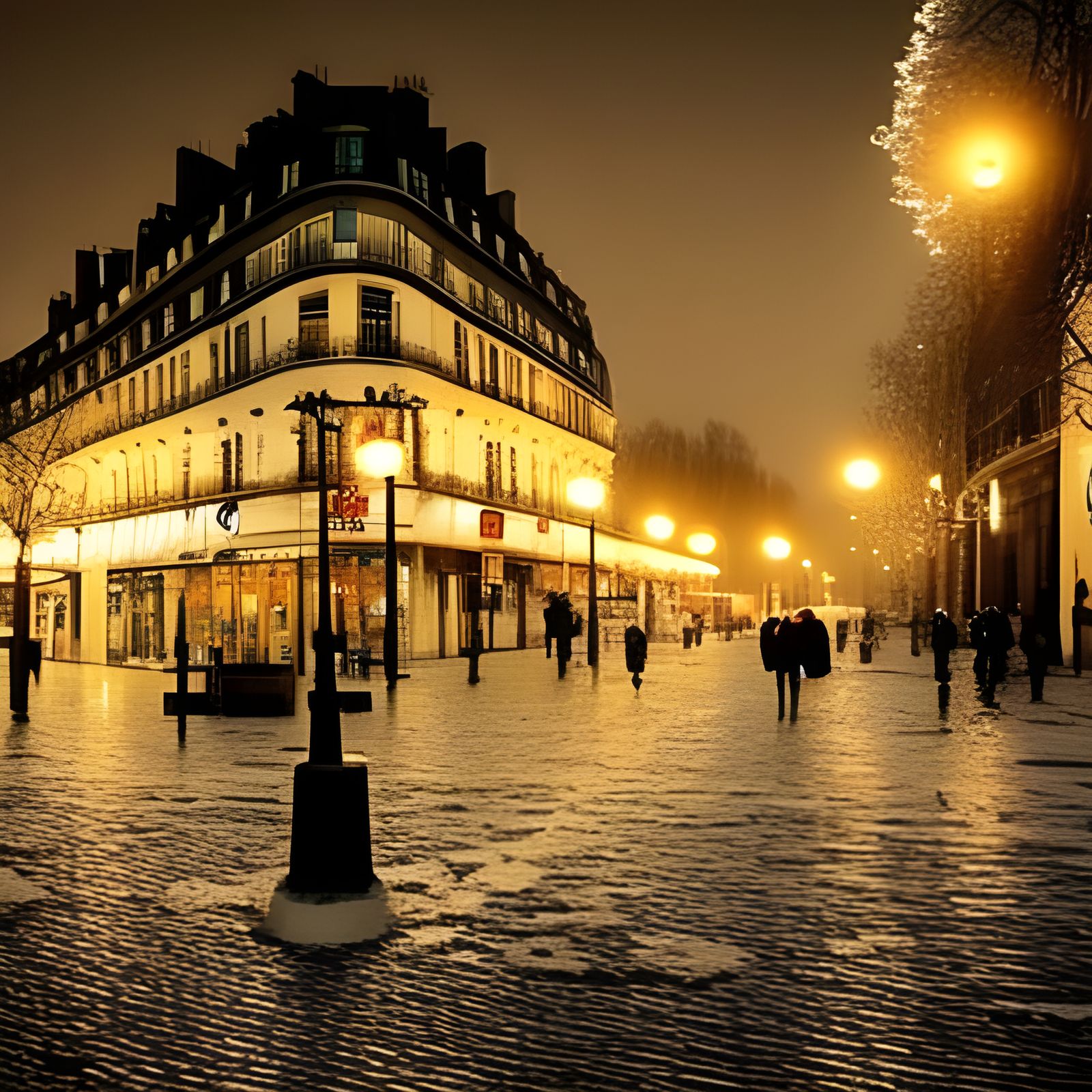winter in paris