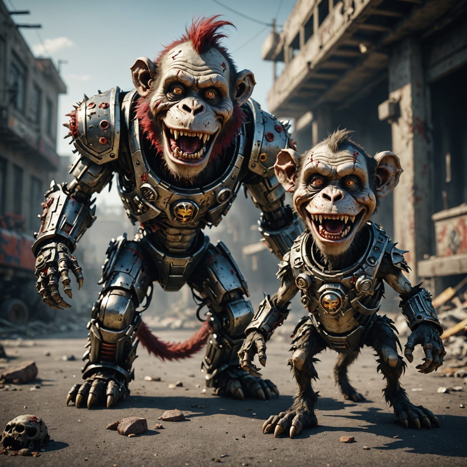 Surreal Future Apocalypse Revealed in Intricate Sci-Fi Metal...