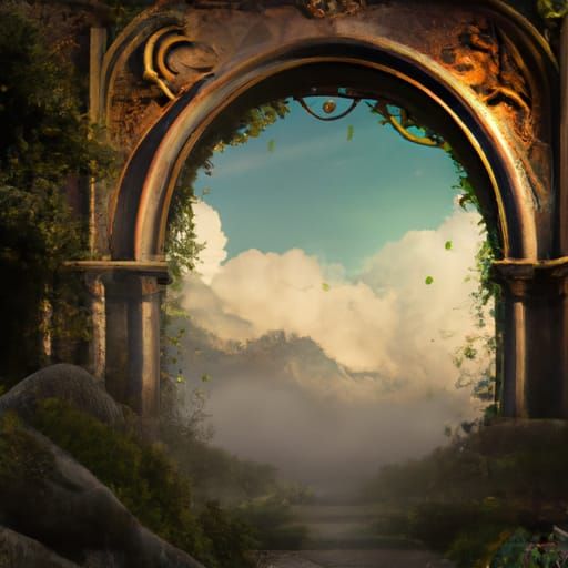 Dramatic Victorian Arch in Digital Matte Painting