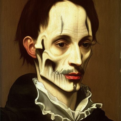 Dorian Gray Portrait in Renaissance Style