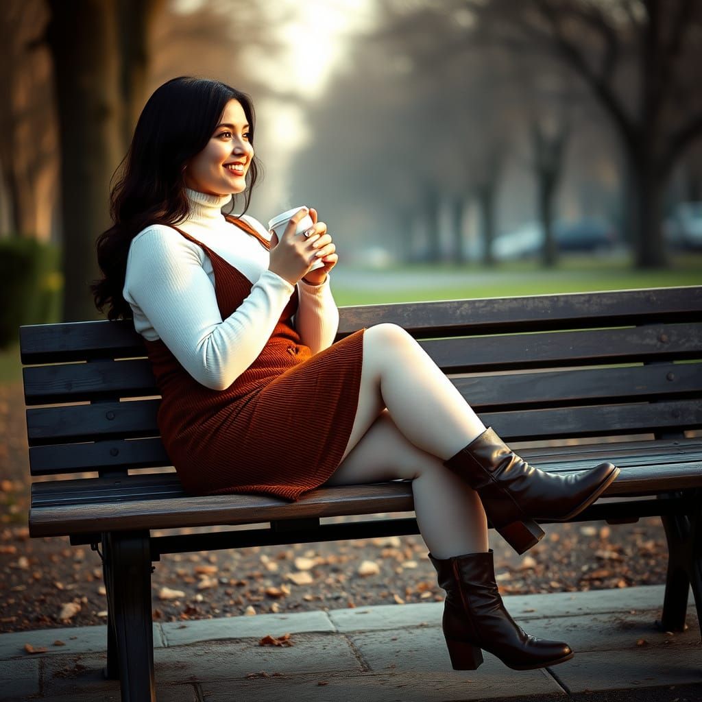 Elegant Woman in Soft Golden Light
