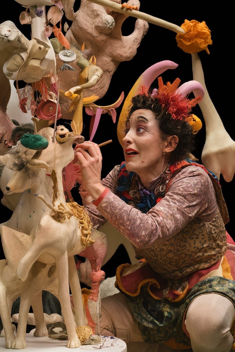 Whimsical Artist Creates Ridiculous Surreal Sculpture