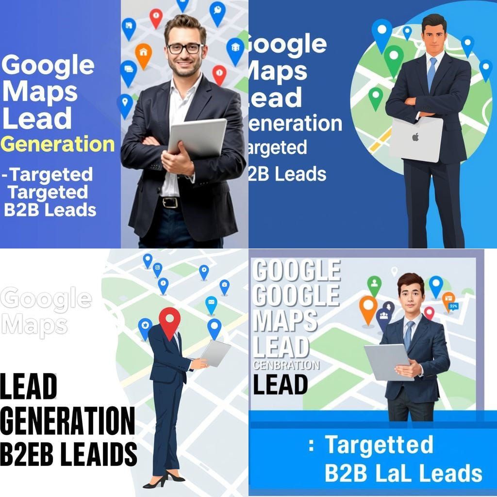 Google Maps Lead Generation: Confident Businessperson