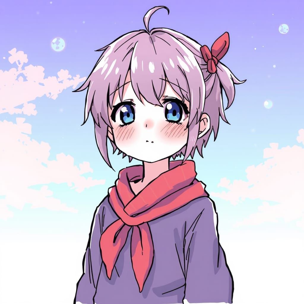 anime  like a kid drew it