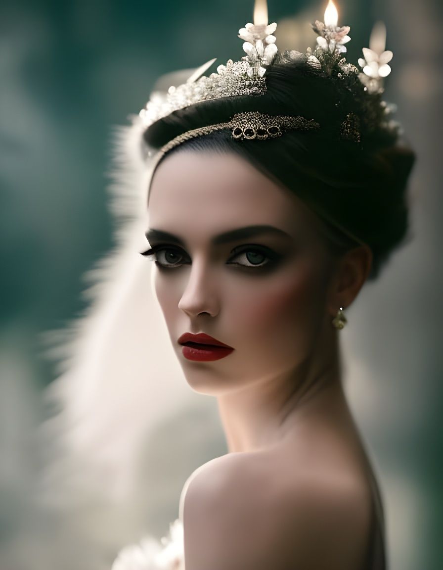 Ghostly Ana de Armas in Edwardian Era Style