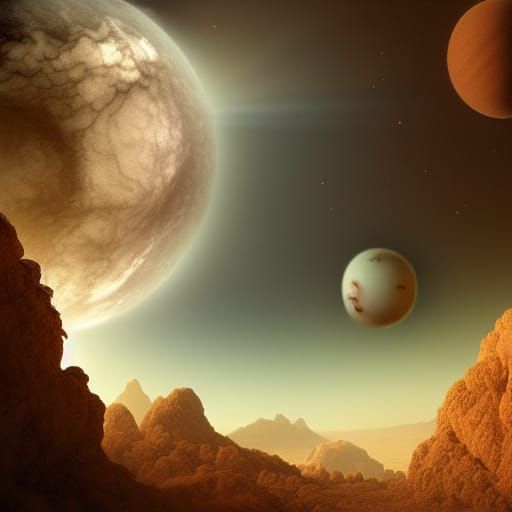 Epic Cinematic Digital Painting of Venus