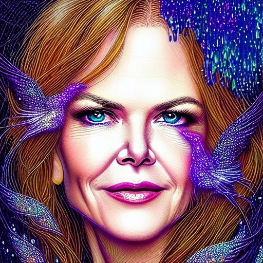 Angelic Portrait in Renaissance Style