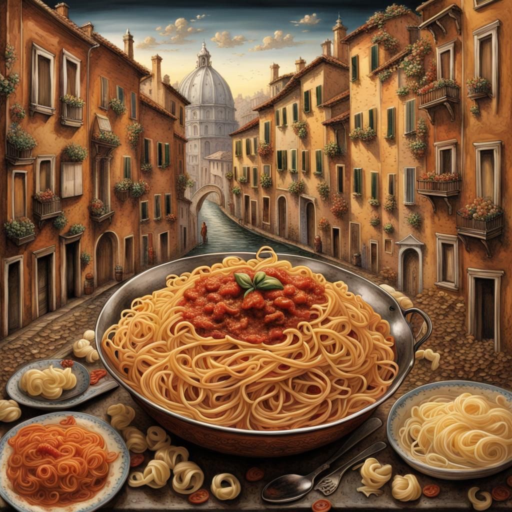 Pasta dishes:
Spagetti a la bolognese: Buon appetito
