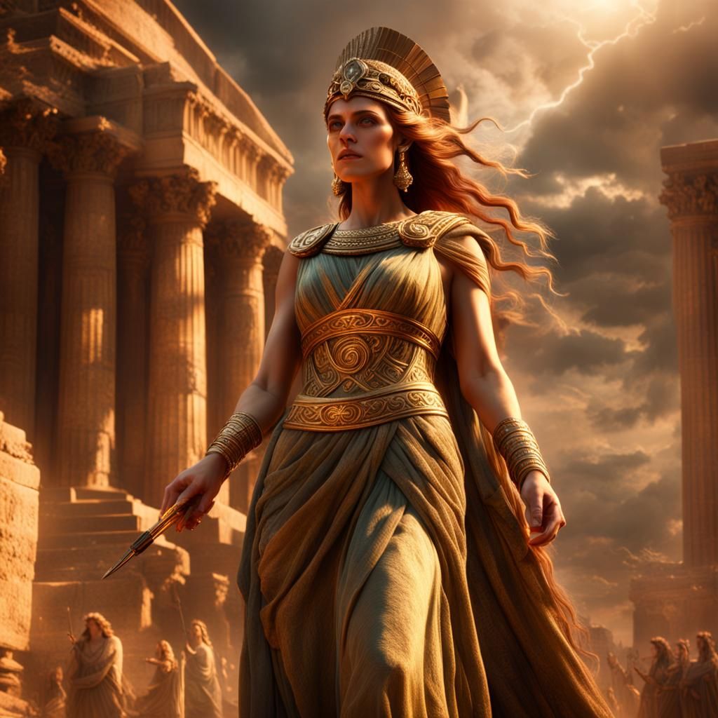 Hera, Queen of the Gods: Digital Matte Painting