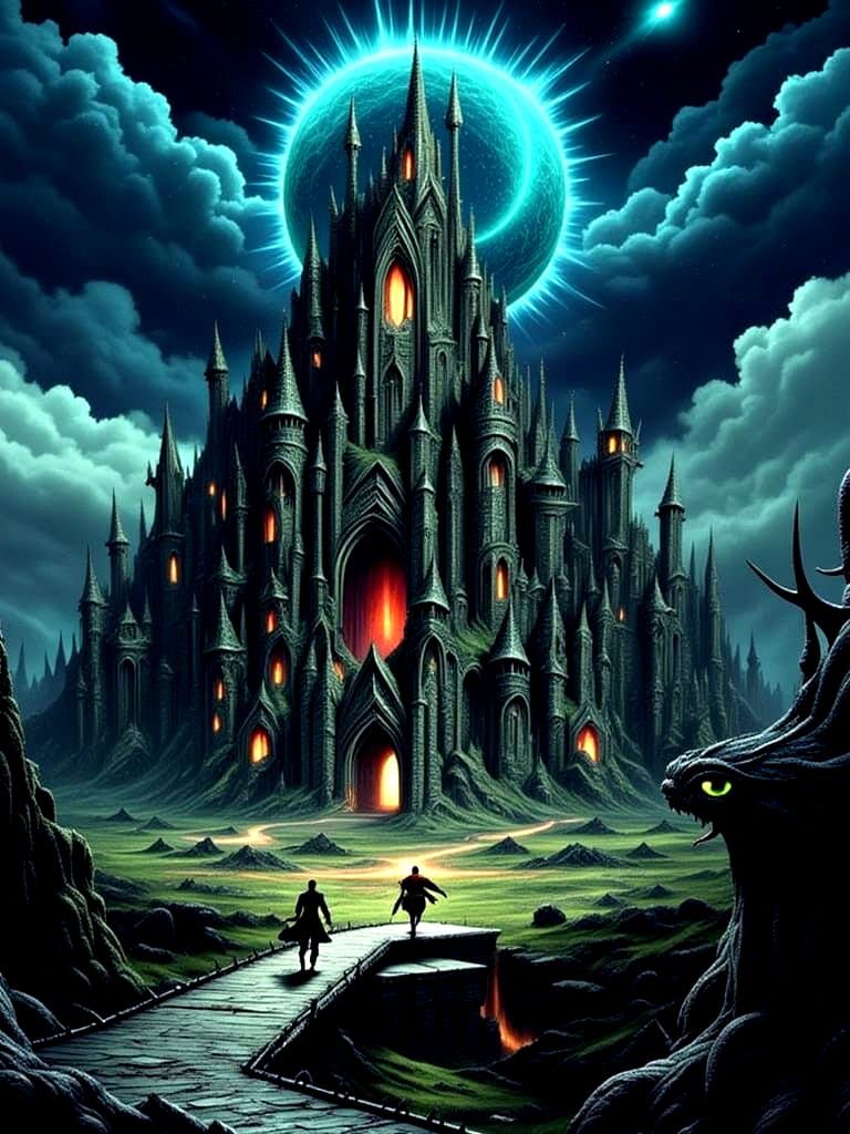 <lora:MythosFluxV0001:1.0> fantasy fairy castle