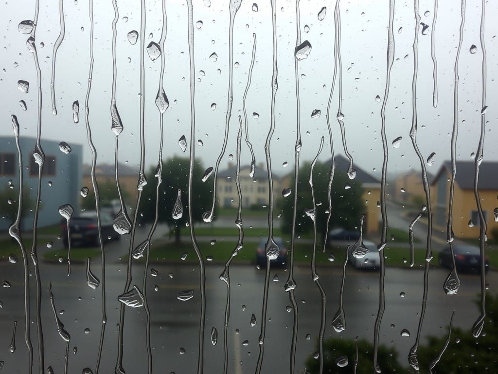 Rainy Day Blues: A Window View
