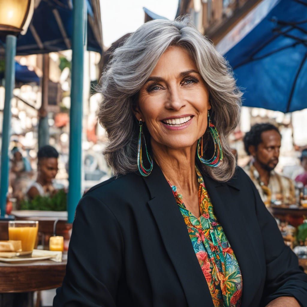 Realistic Portrait of a Brazilian Woman in Hyperdetailed Sty...