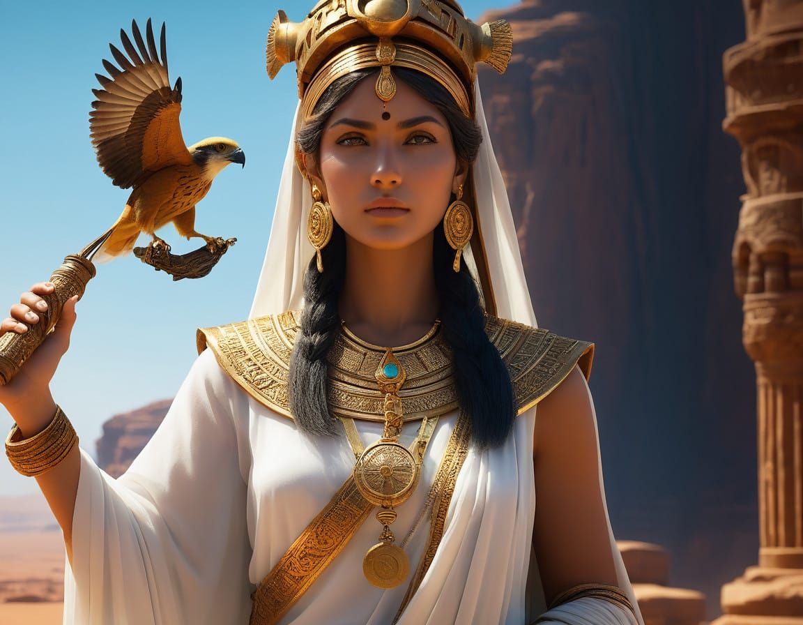 Ancient Petra Goddesses in Mystical Splendor