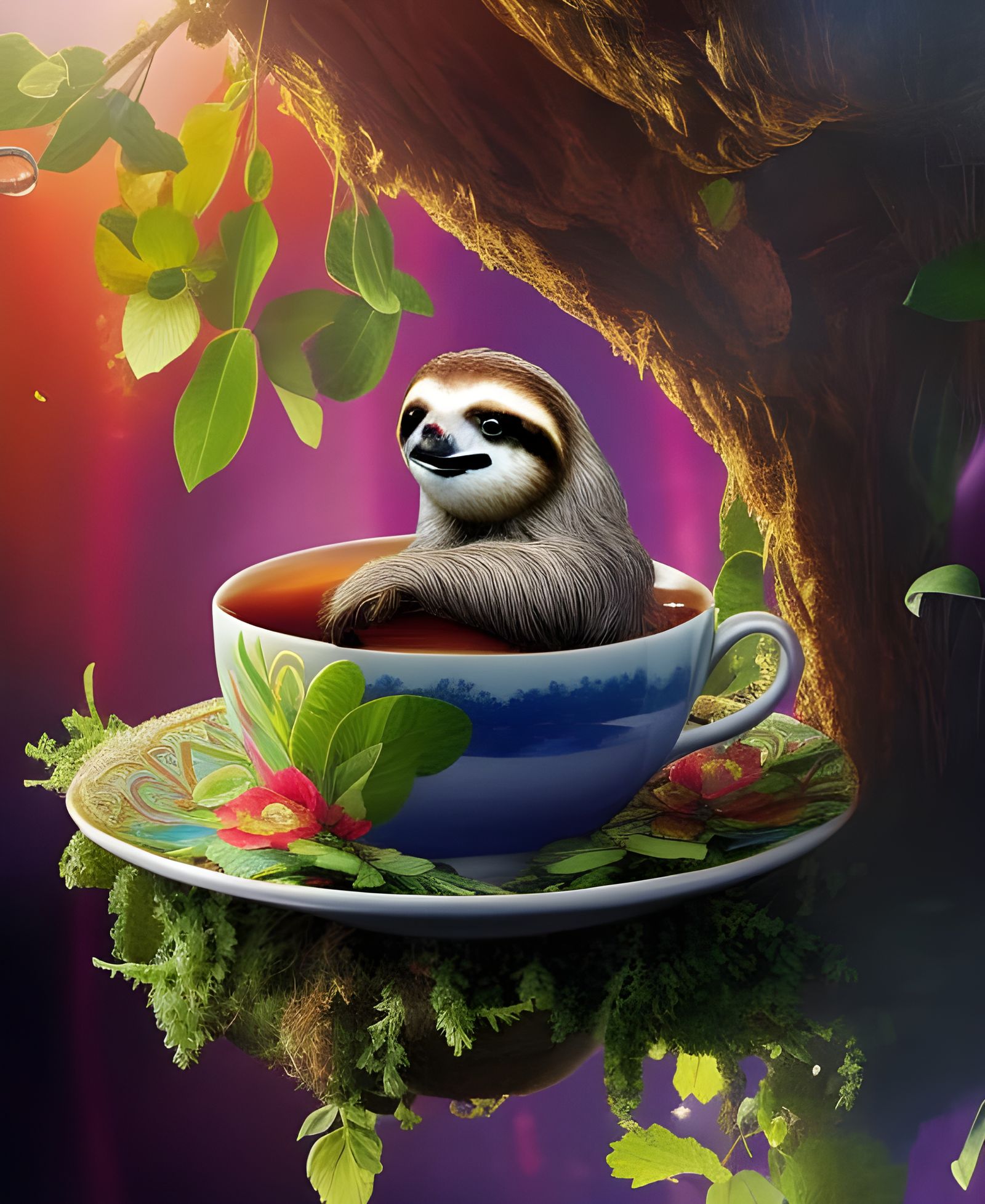 Sloth in a Teacup