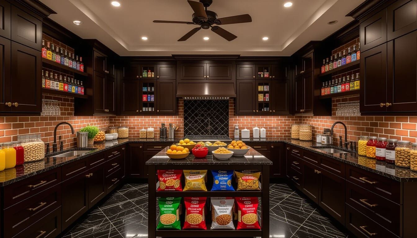 Victorian Storage Room with Abundant Goods