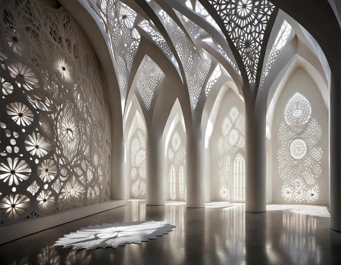 Lace Cathedral with Dynamic Lighting
