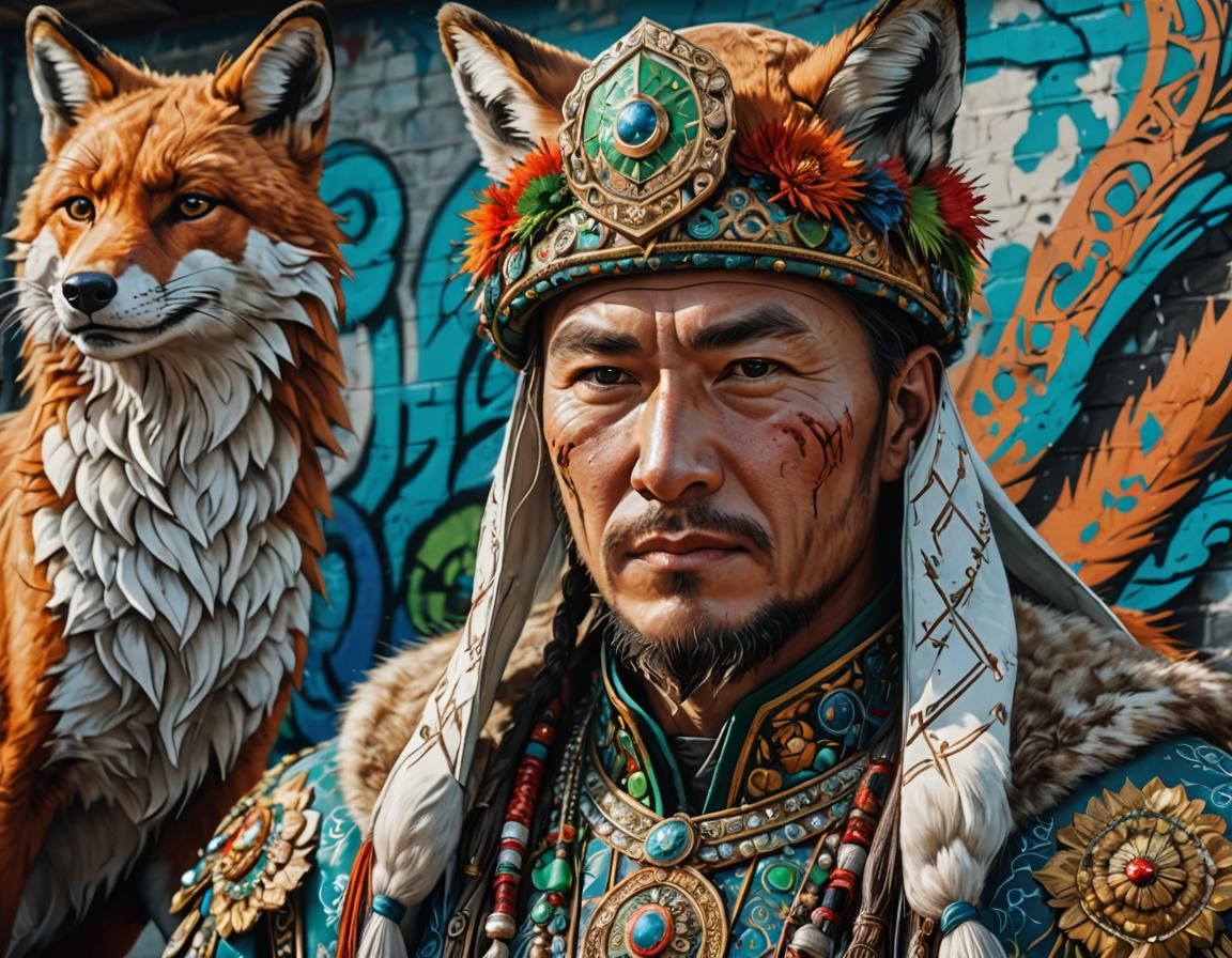 Salavat Yulaev Portrait in National Costume, Hyperrealistic ...
