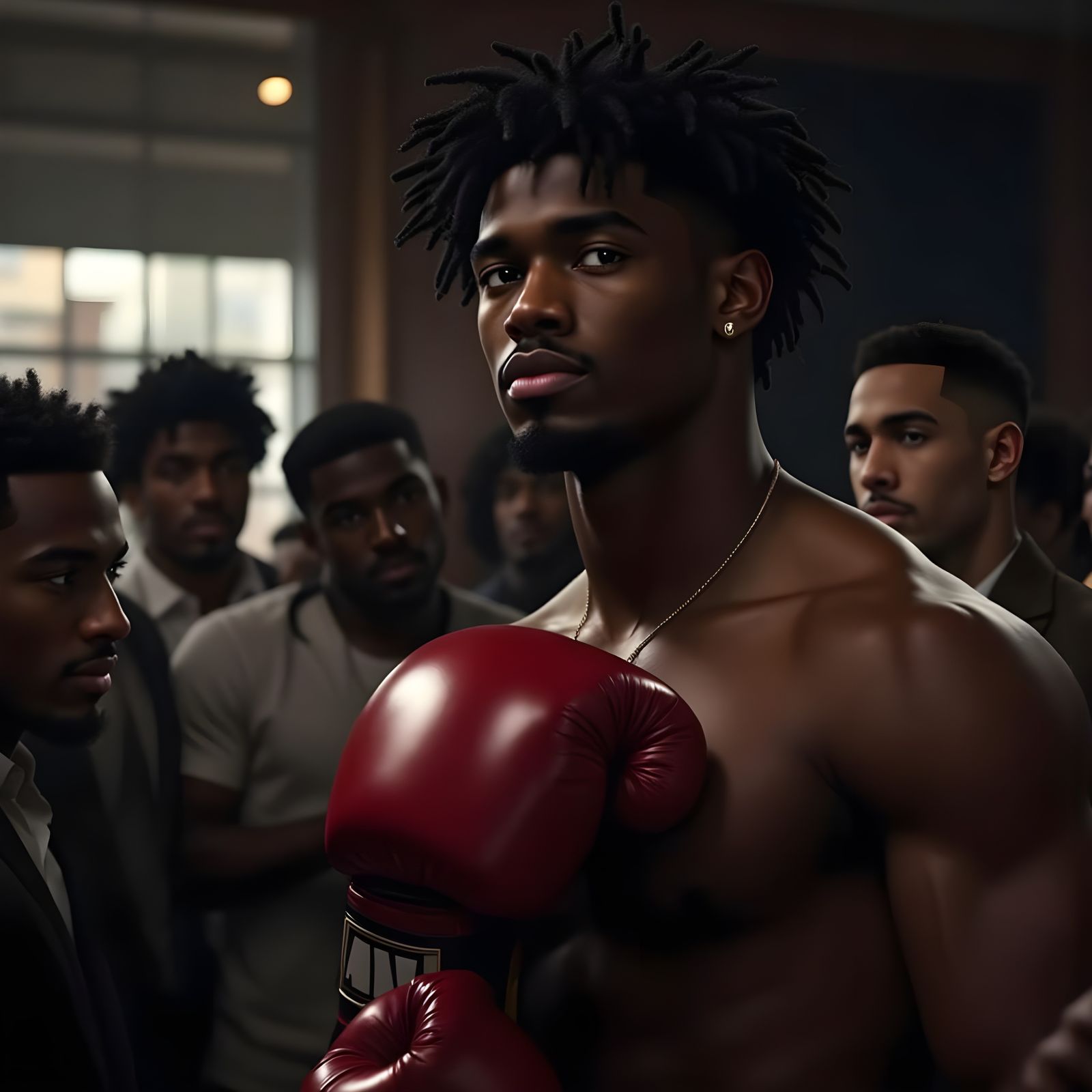 Boxer Prepares for Epic Match